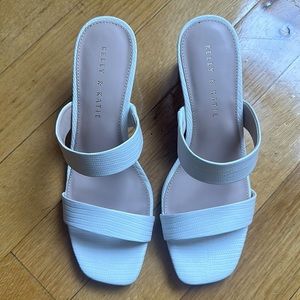 White Sandal Heels